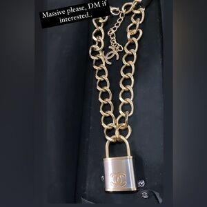 Rare Chanel runway padlock I seen on Rihanna